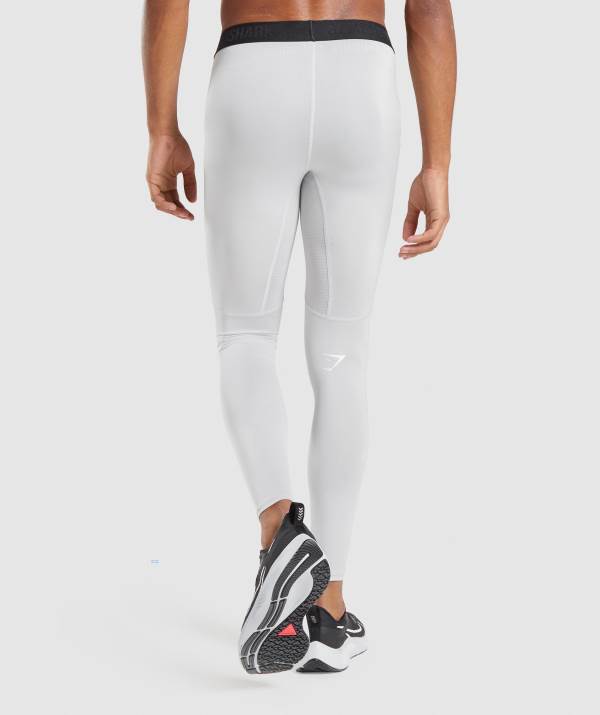 Panske Legíny Gymshark Element Baselayer Svetlo Siva | YP0426531